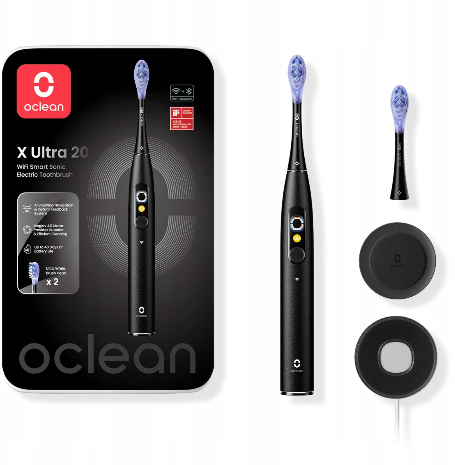 Oclean X Ultra 20 czarny |