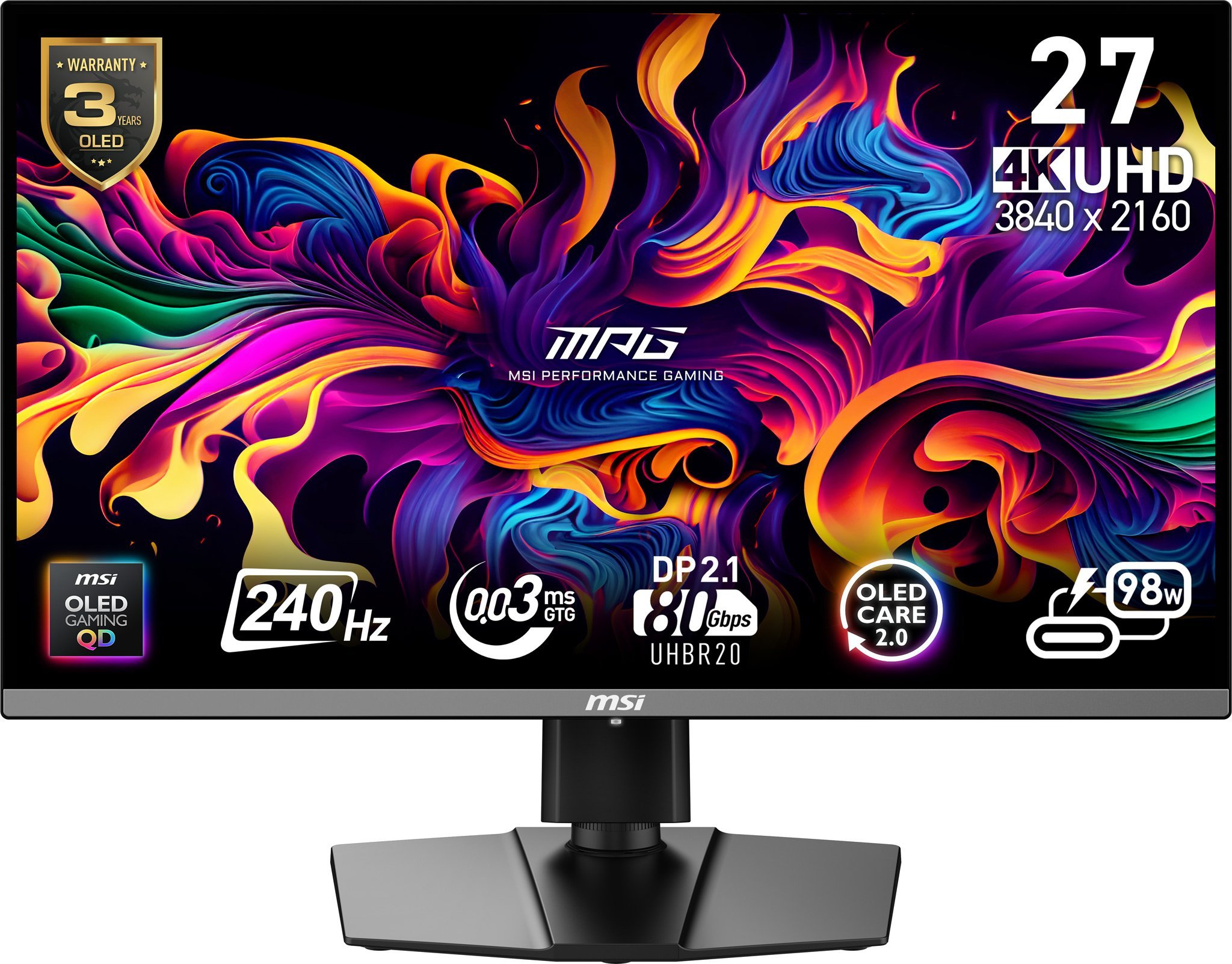 MSI MPG 272URXDE QD-OLED, 27 Zoll