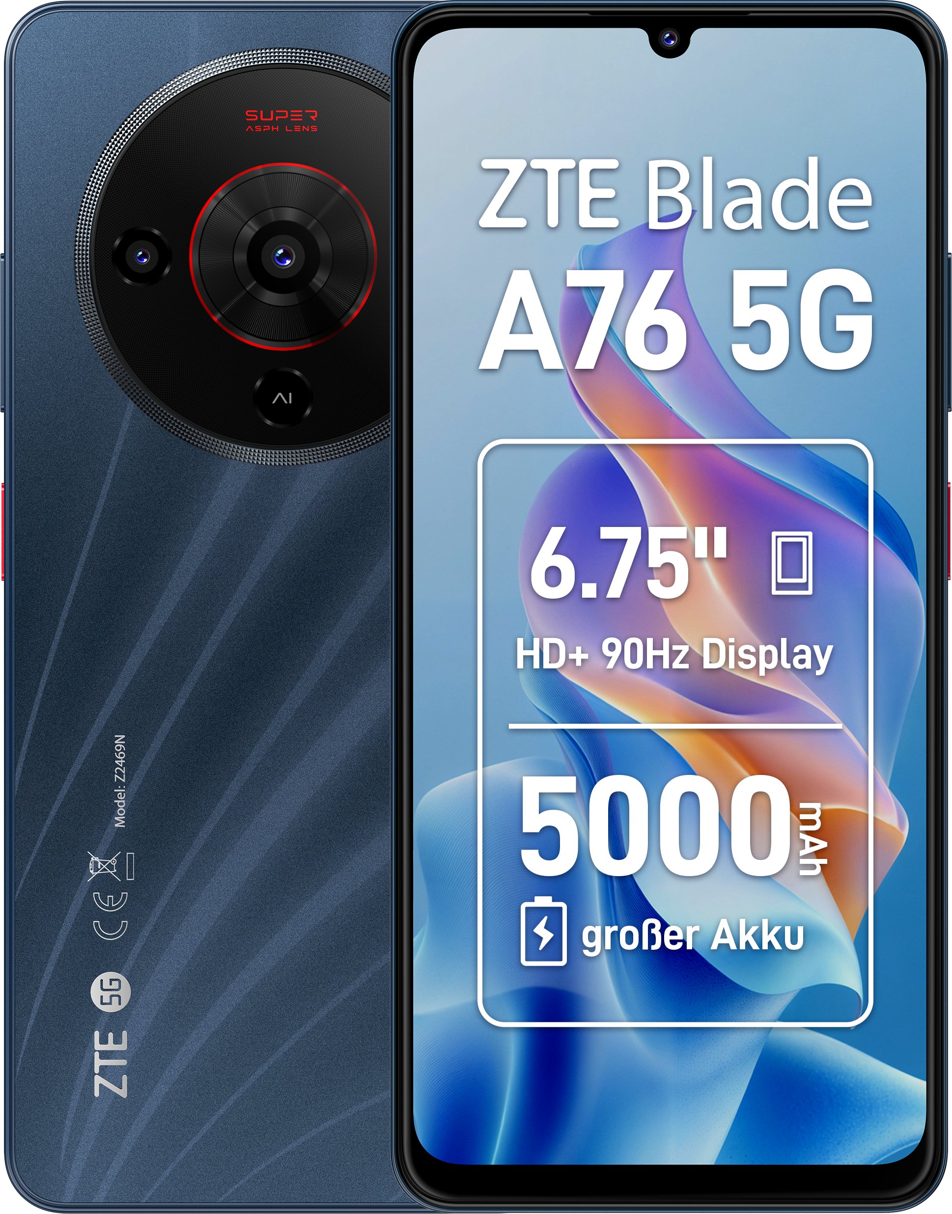 Smartfon ZTE Blade A76 5G 4/128GB
