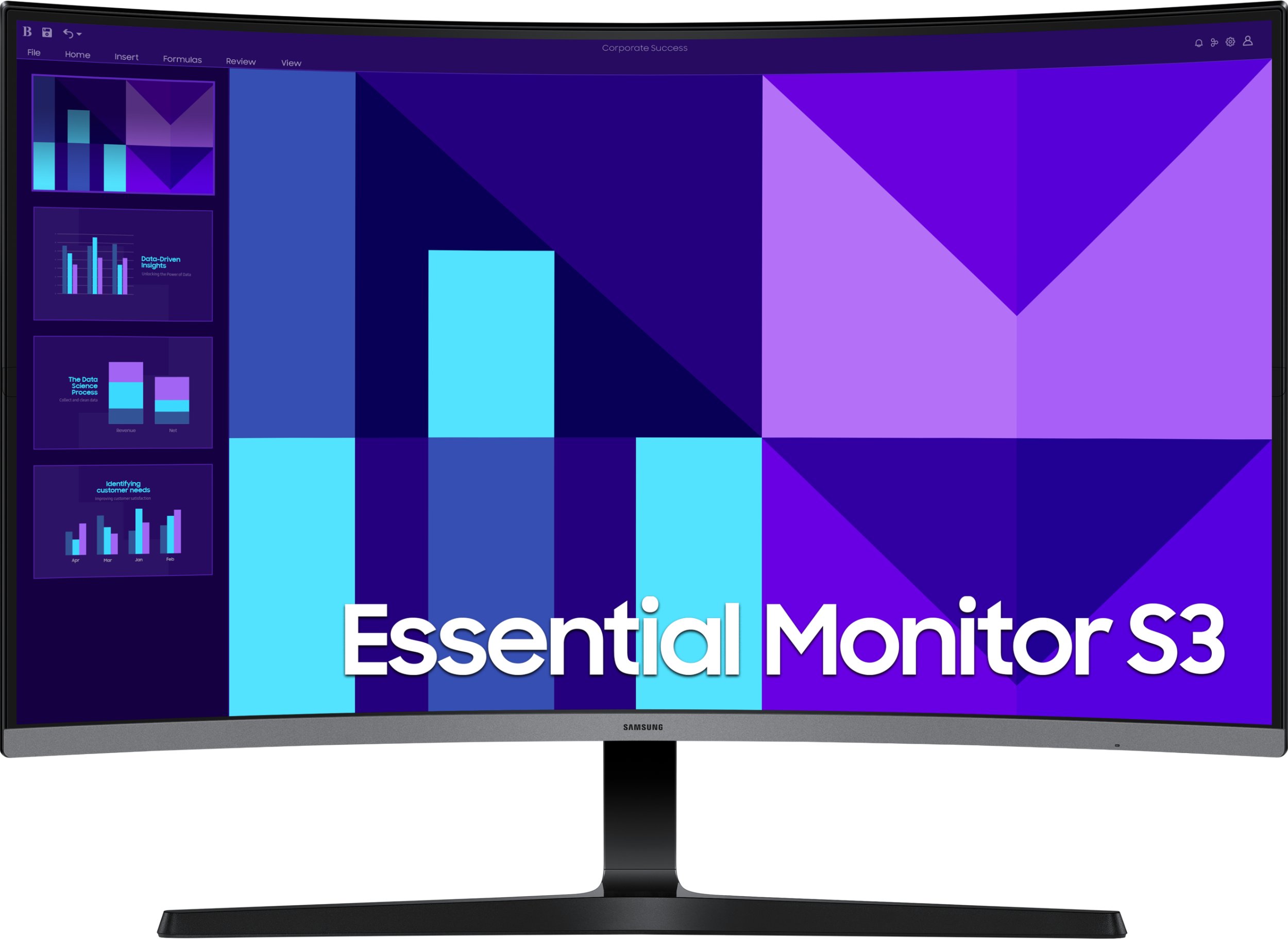 Monitor Samsung Essential S3 (LS32D396GAUXEN) |