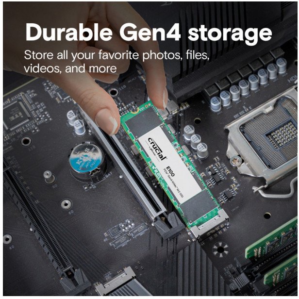 CRUCIAL SSD Disk E100 2TB M