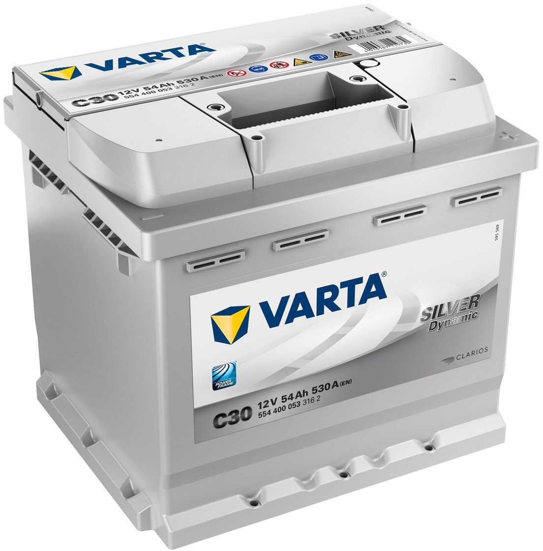 Akumulators VARTA 54Ah 530A Dynamic 207*175*190