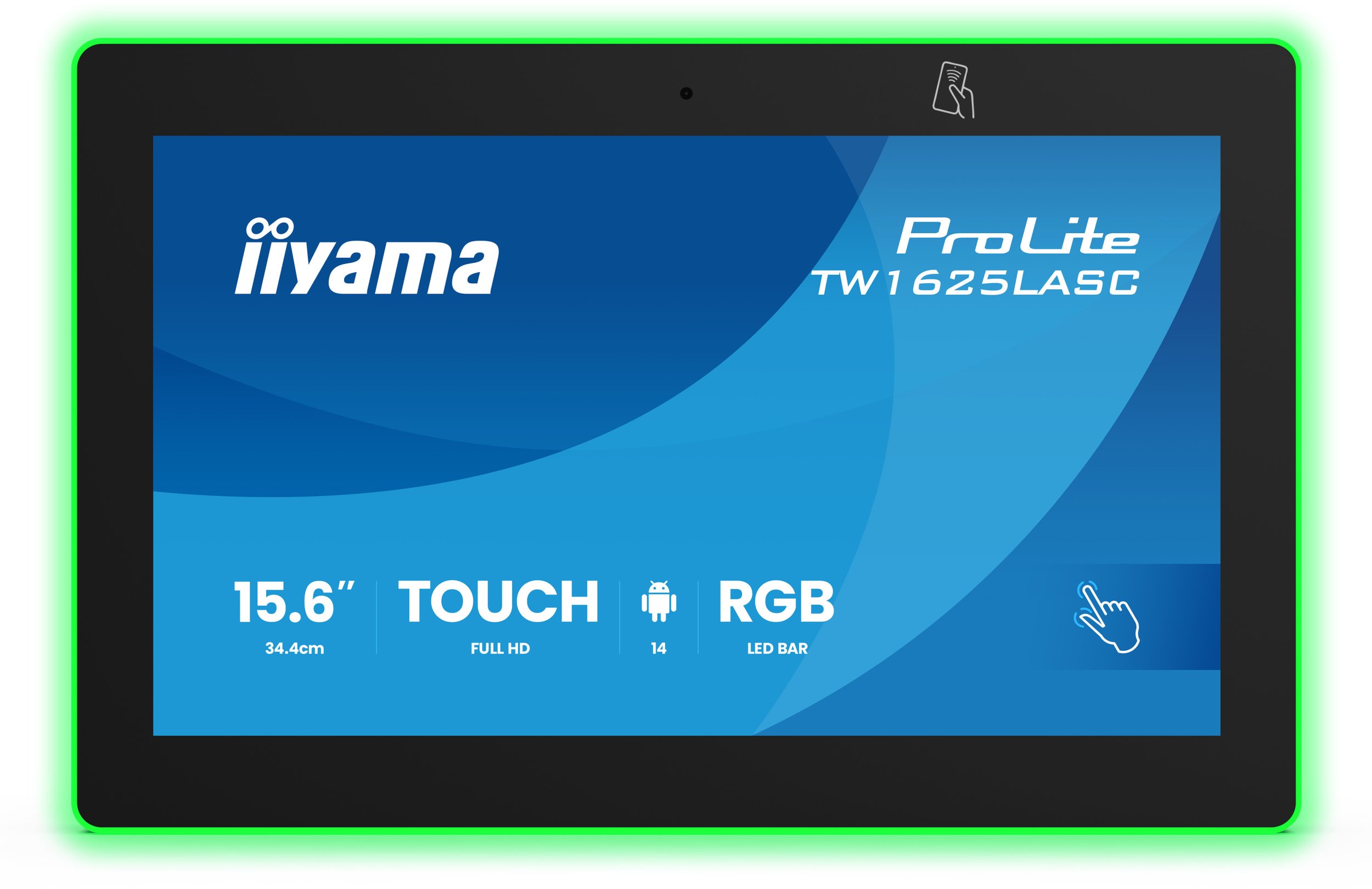 16" iiyama TW1625LASC-B3PNR:IPS,FHD,Android,NFC