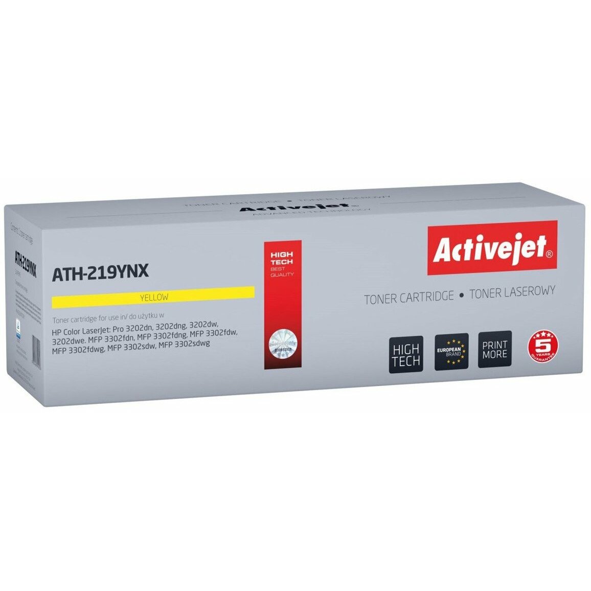 Activejet ATH-219YNX Toner for HP printer