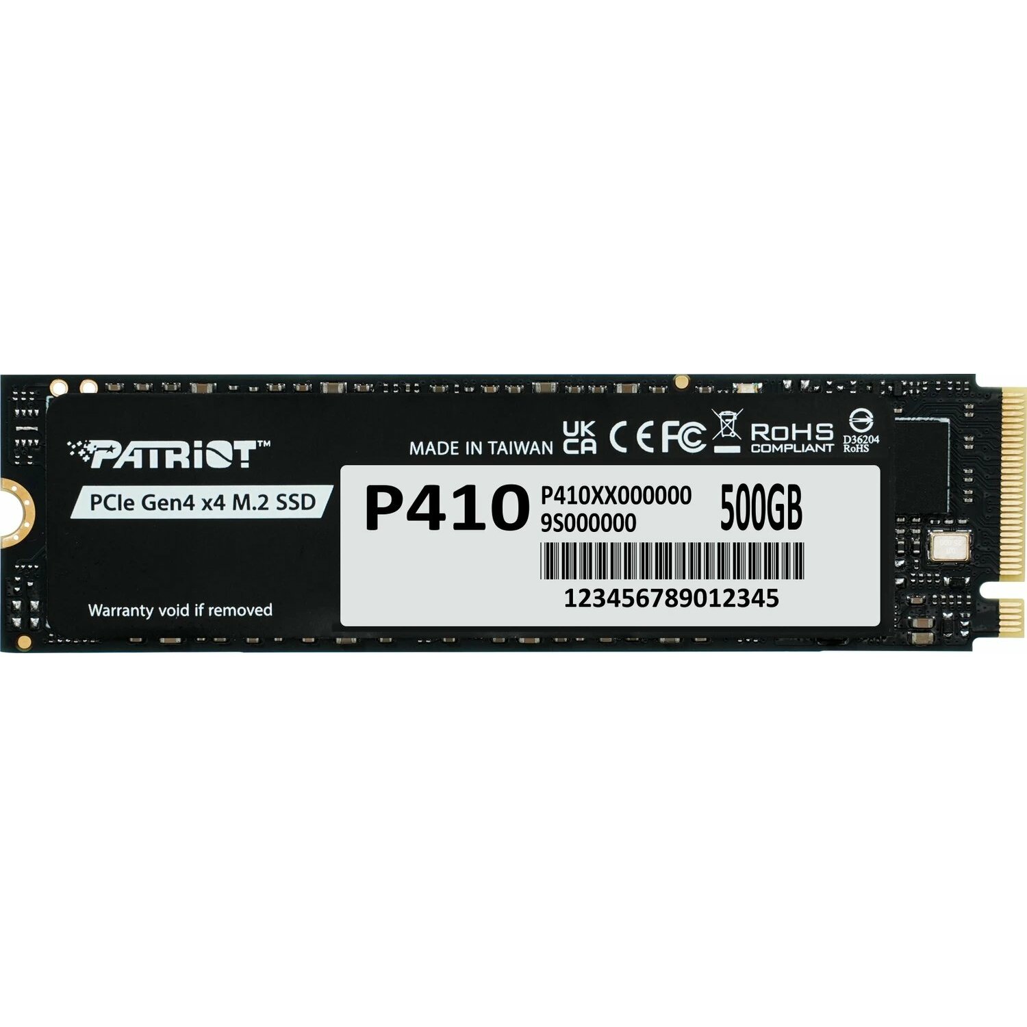 PATRIOT P410/500GB/SSD/M.2 NVMe/5R | P410P500GM28H