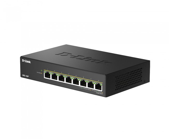 DLINK D-Link DMS-108P/E, 8x 2.5G