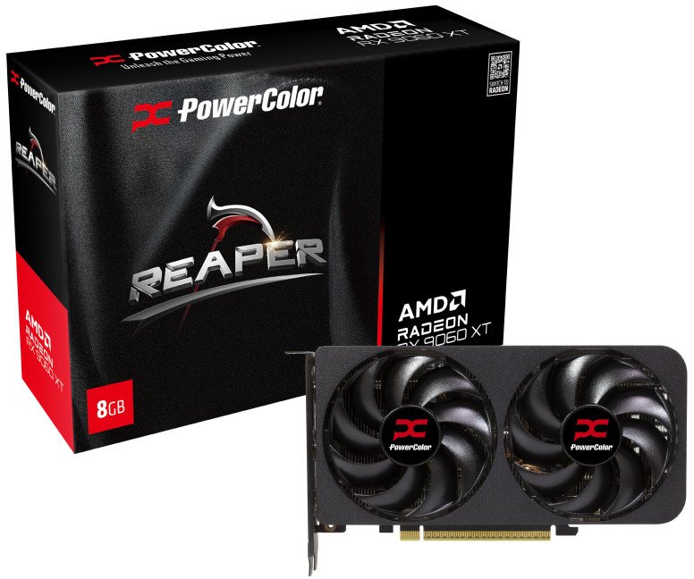 Graphics card. PowerColor RX9060XT 8G-A |