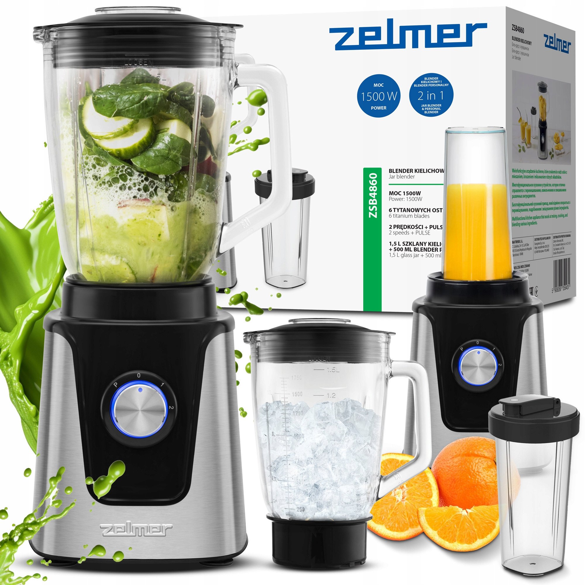 Blender kielichowy Ufesa ZSB 4860 |