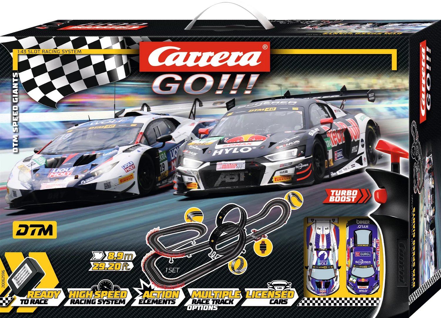 Autodráha Carrera GO 62596 DTM Speed