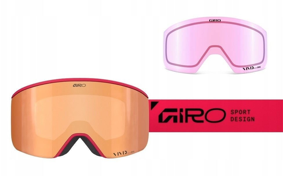 Giro Gogle zimowe AXIS GLACIER RED