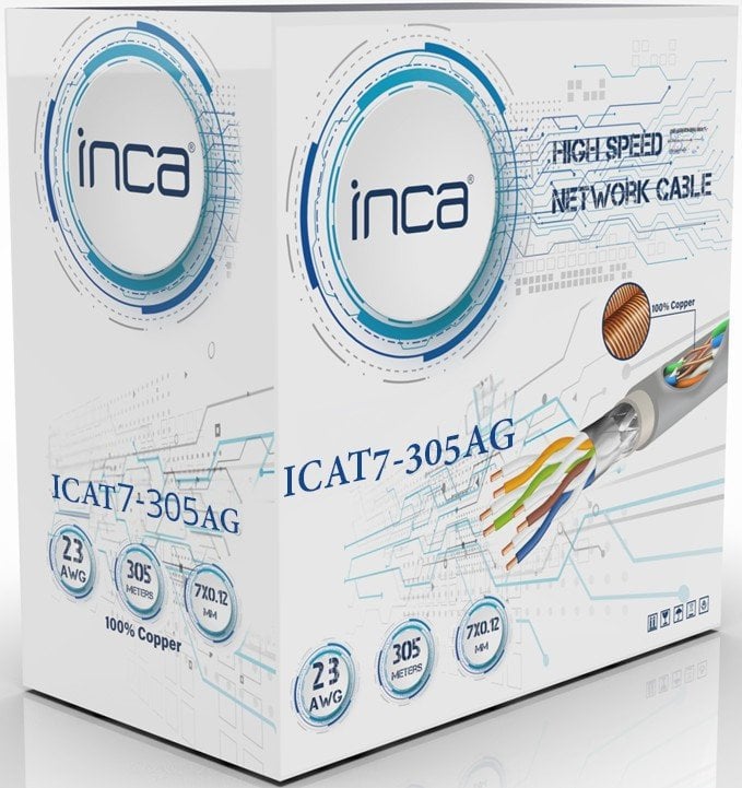Inca kabel Ethernetowy ICAT7-305AG S/FTP1 23