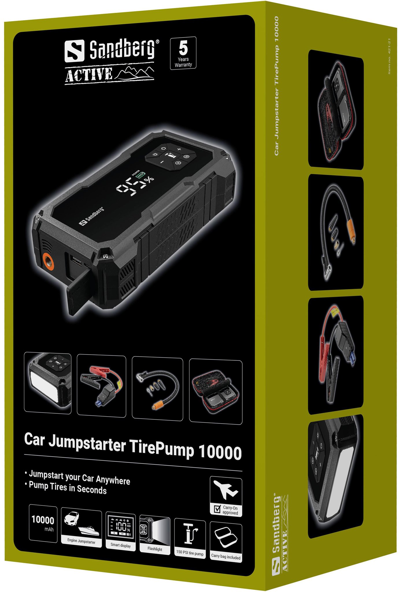 Sandberg Car Jumpstarter TirePump 10000 |