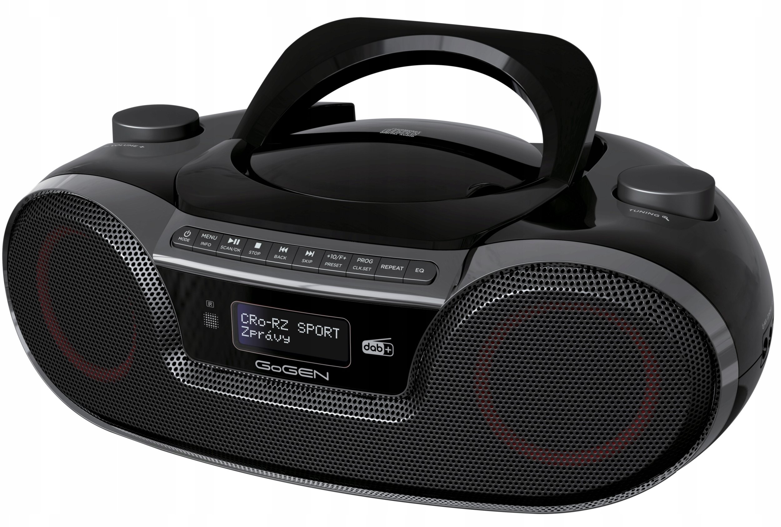 Radioodtwarzacz GoGEN Boombox CDM490BTDABS | GOG-CDM490BTDABS