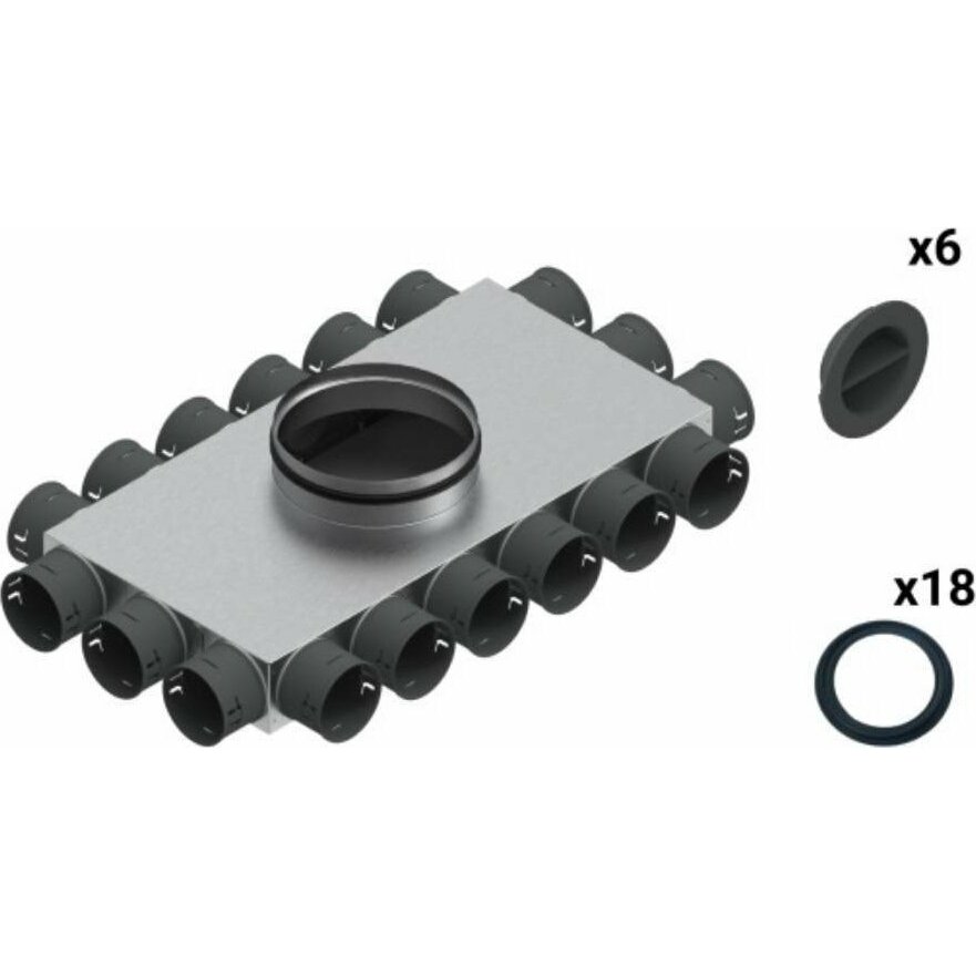 SpiroFlex Rozdzielnice budowlane 18-12x75/200 izolowana VENT