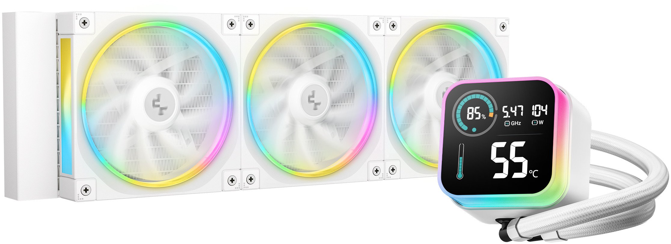 Chłodzenie wodne Deepcool LQ360 WH |