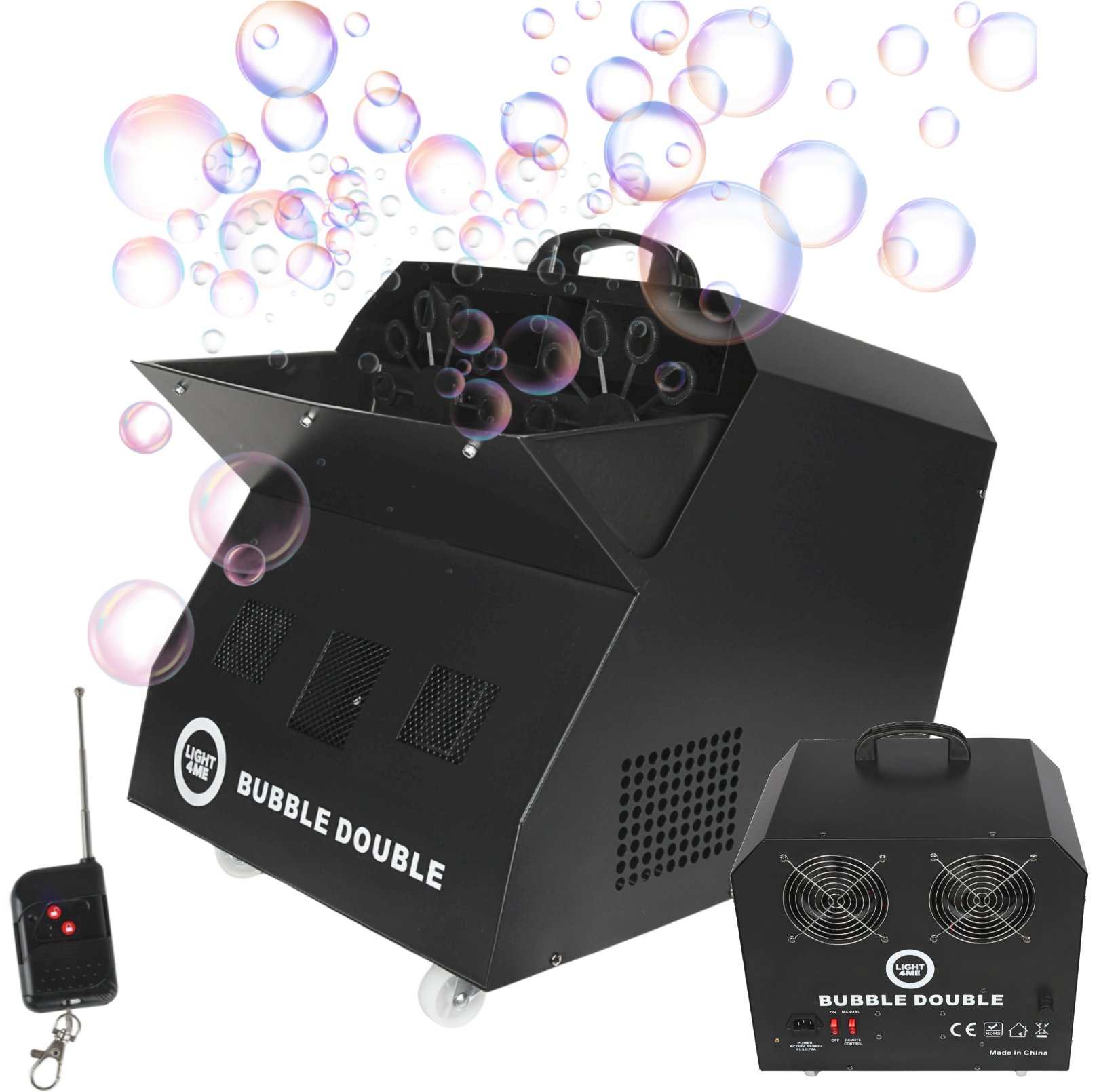 LIGHT4ME BUBBLE DOUBLE wyrzutnia baniek 300W