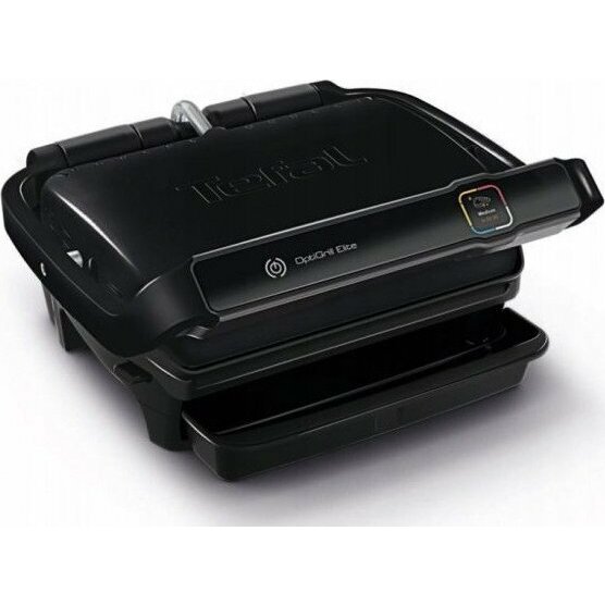 Tefal GC7508 OptiGrill Elite Kontaktgrill, schwarz