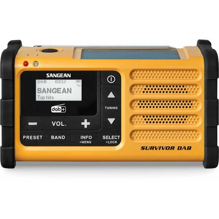 Radio Sangean MMR-88 DAB+ (USB-C) żółty