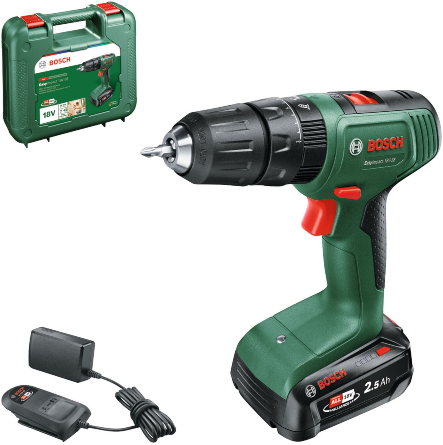 Wiertarko-wkrętarka Bosch EasyImpact 18V-38 18 V