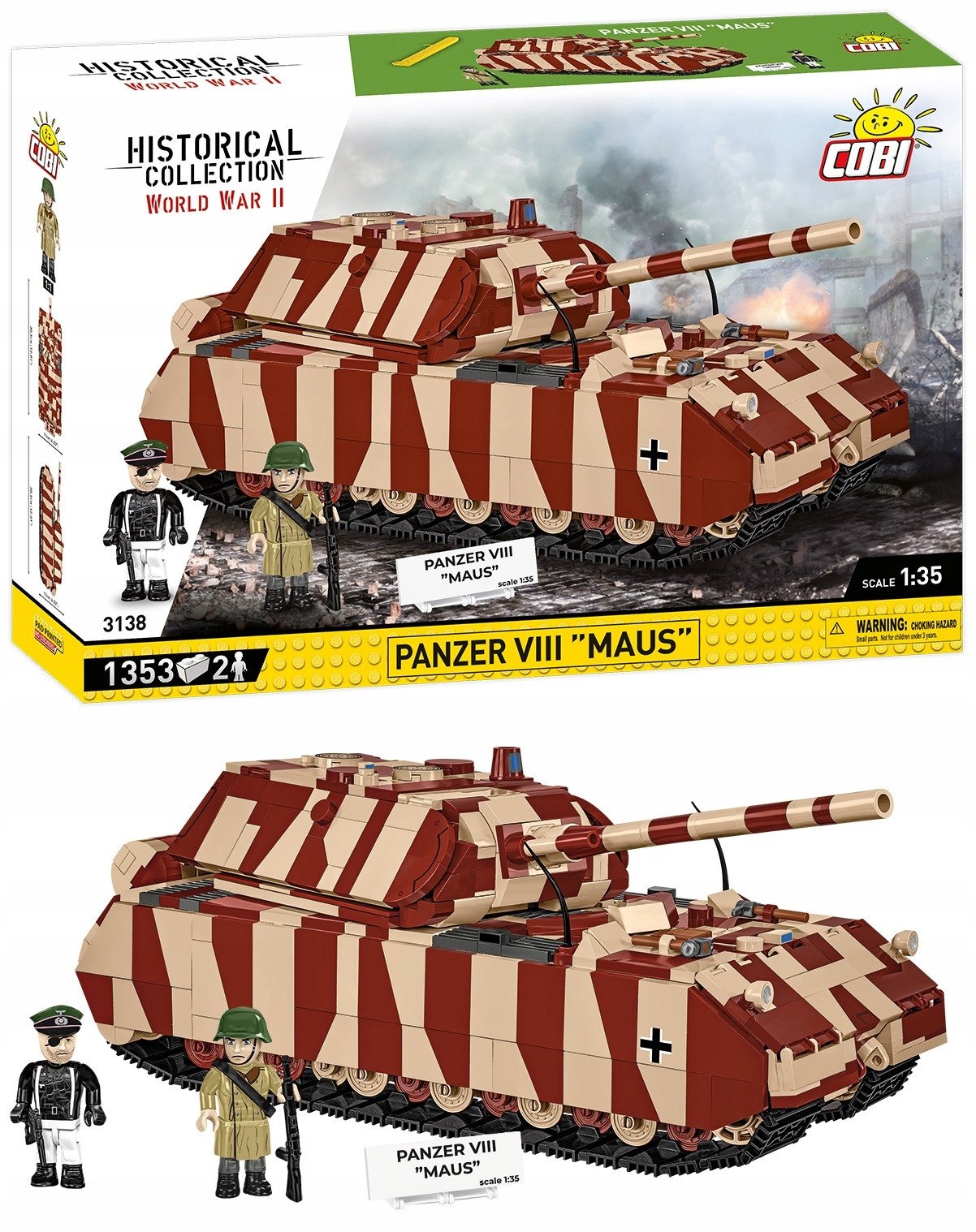 Cobi Klocki Panzer VIII Maus Blocks
