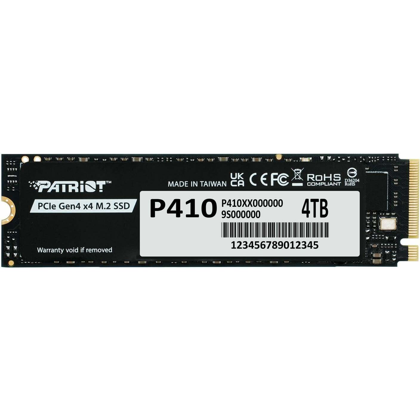 PATRIOT P410/4TB/SSD/M.2 NVMe/5R | P410P4TBM28H