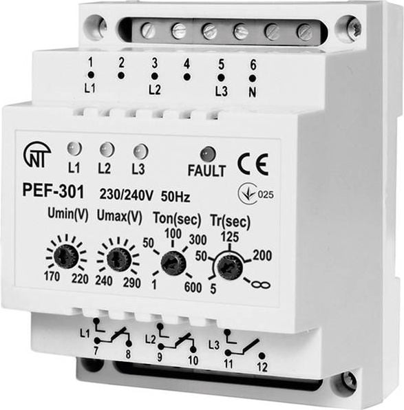 Novatek-Electro Automatyczny przełącznik faz 16A 400V