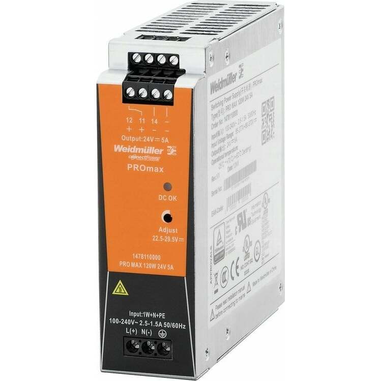 Weidmüller Zasilacz DC PRO MAX 120W