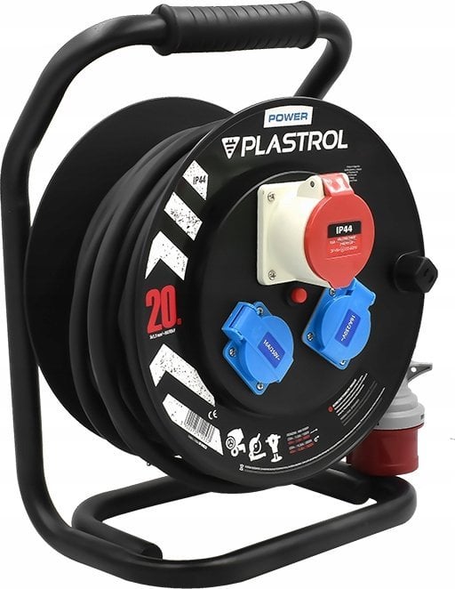 Plastrol Przedłużacz bębnowy CEE 1x16A/5P +