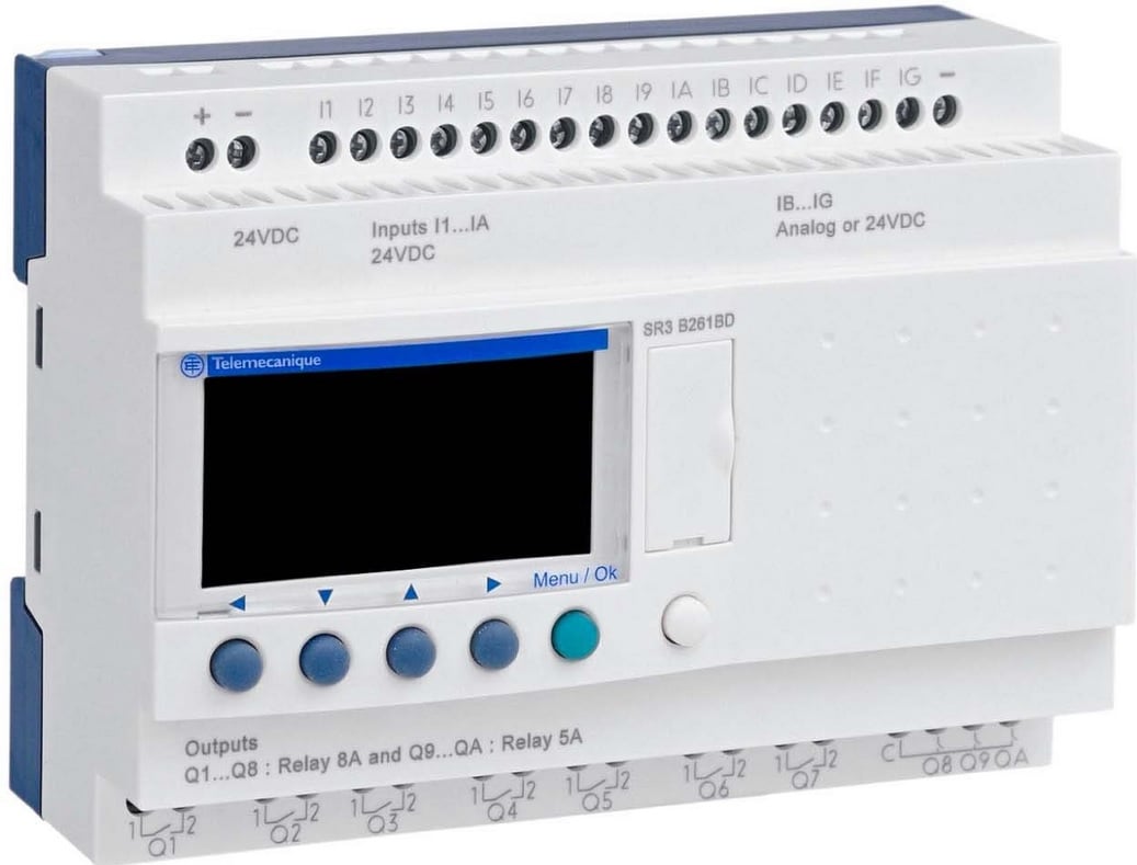 Schneider Modułowy przekaźnik inteligentny RTC LCD