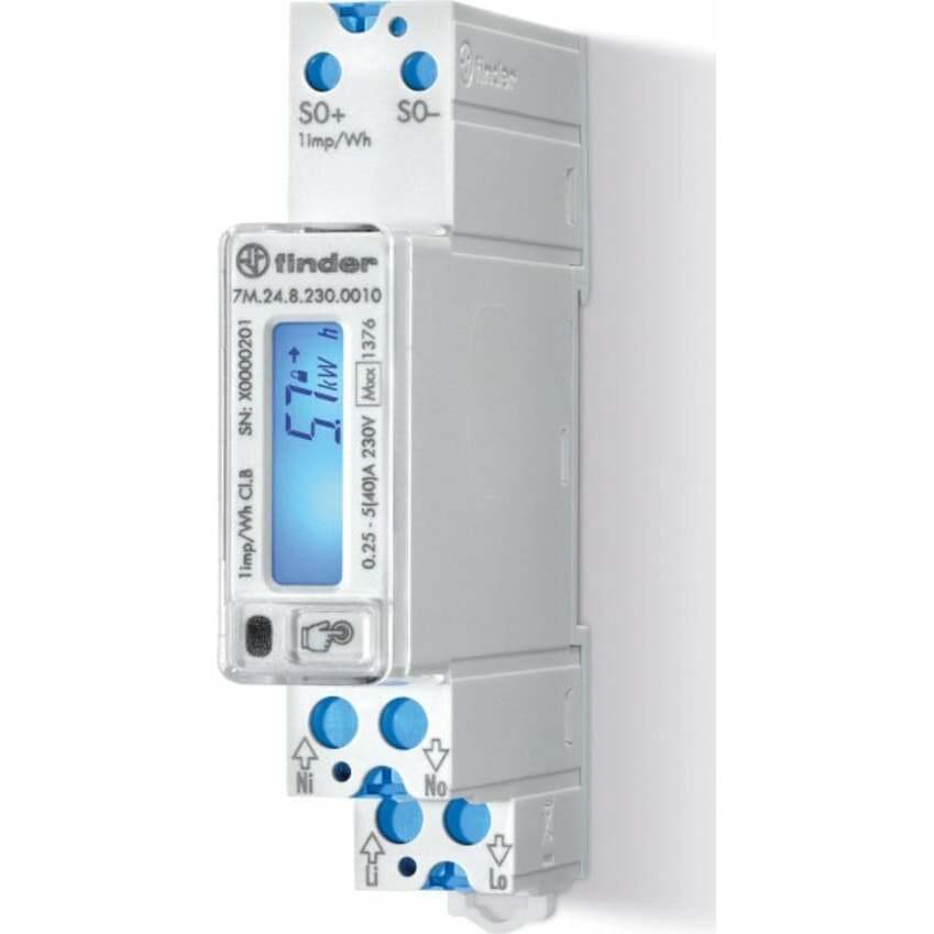 Finder Licznik energii jednofazowy 40A MID