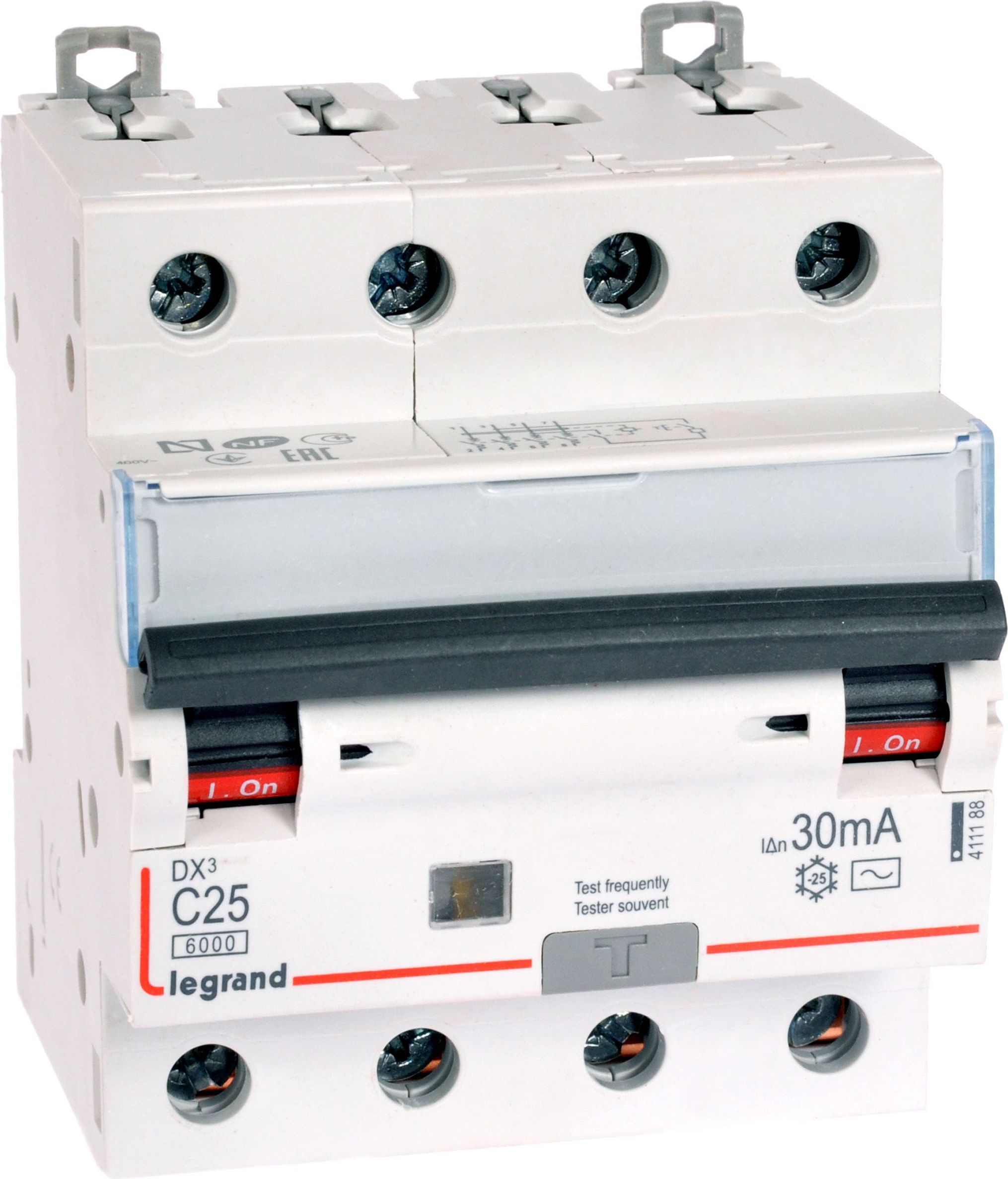 Legrand Wyłącznik różnicowo-nadprądowy 4P 25A C