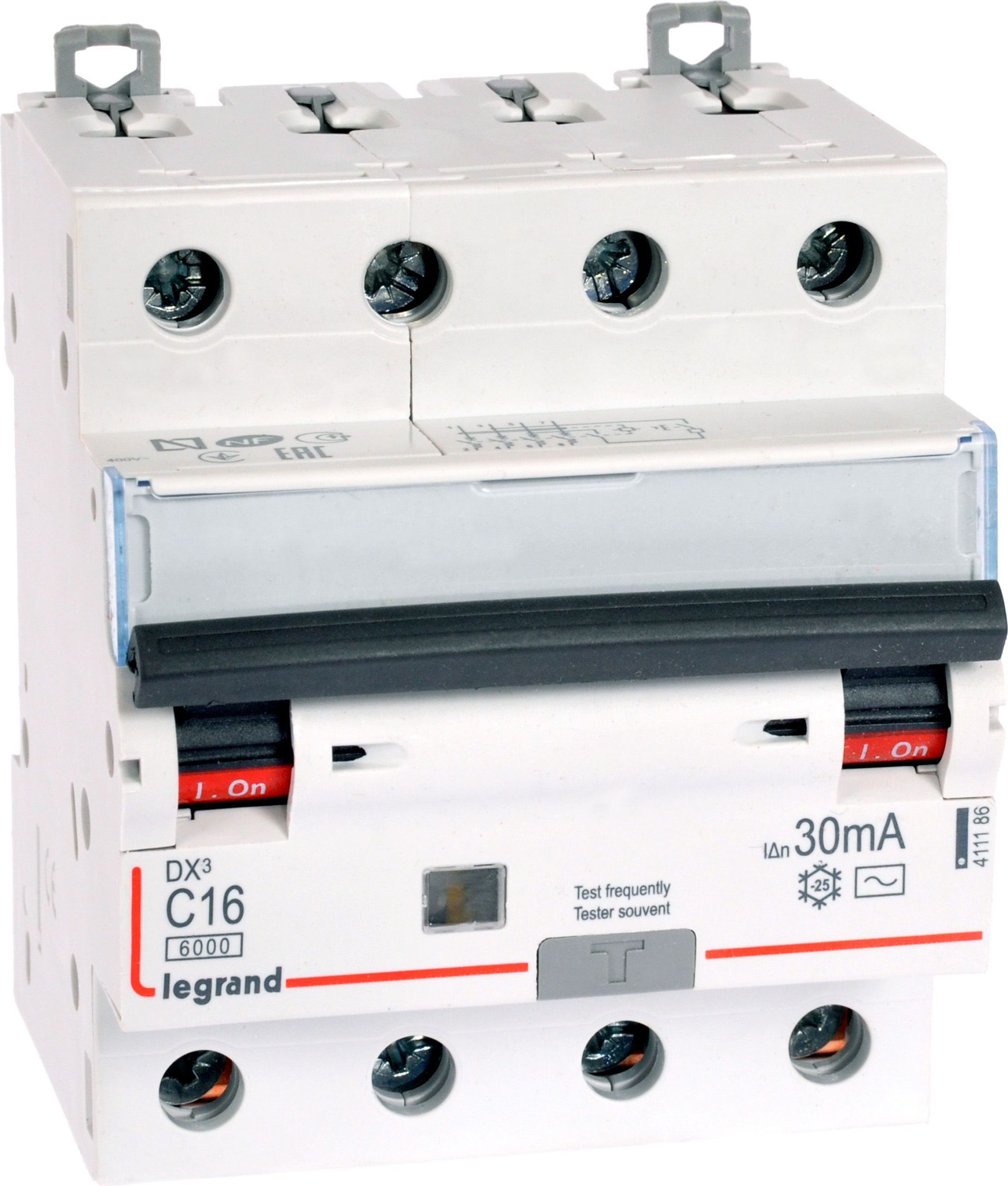 Legrand Wyłącznik różnicowo-nadprądowy 4P 16A C