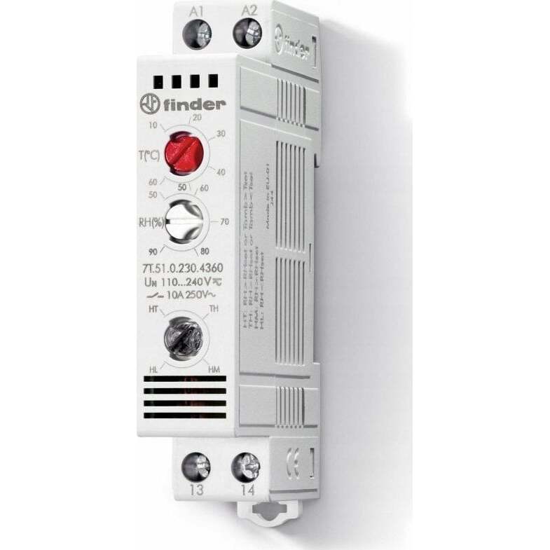 Finder Higro-termostat do szaf 110…240V AC/DC