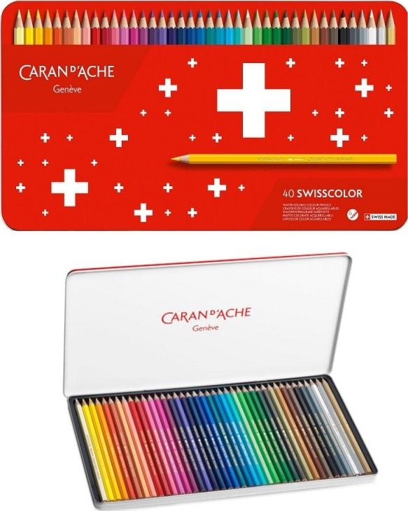 Caran d`Arche Kredki Swisscolor Aquarelle, z