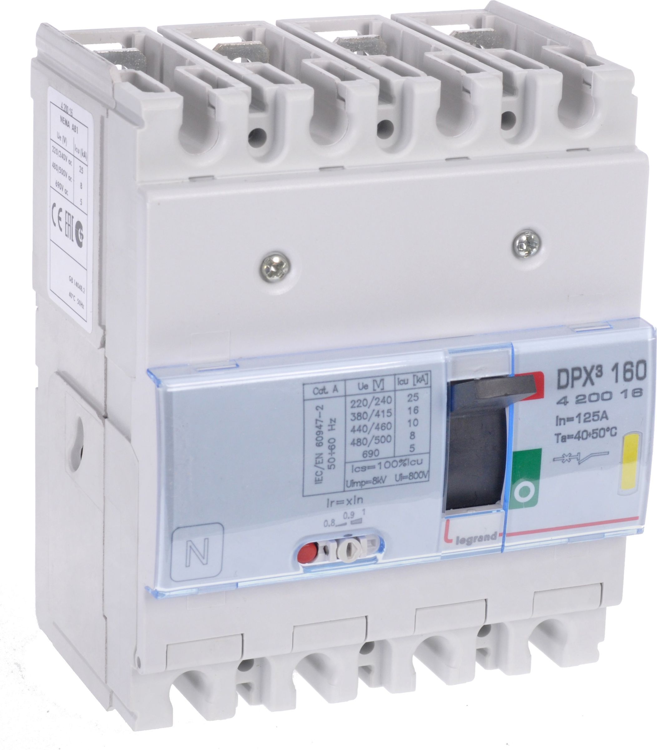 Legrand Wyłącznik mocy 125A 4P 16kA