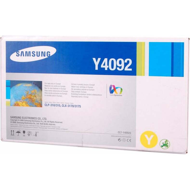 Toner Samsung CLT-Y4092S Yellow Oryginał  (CLTY4092S)
