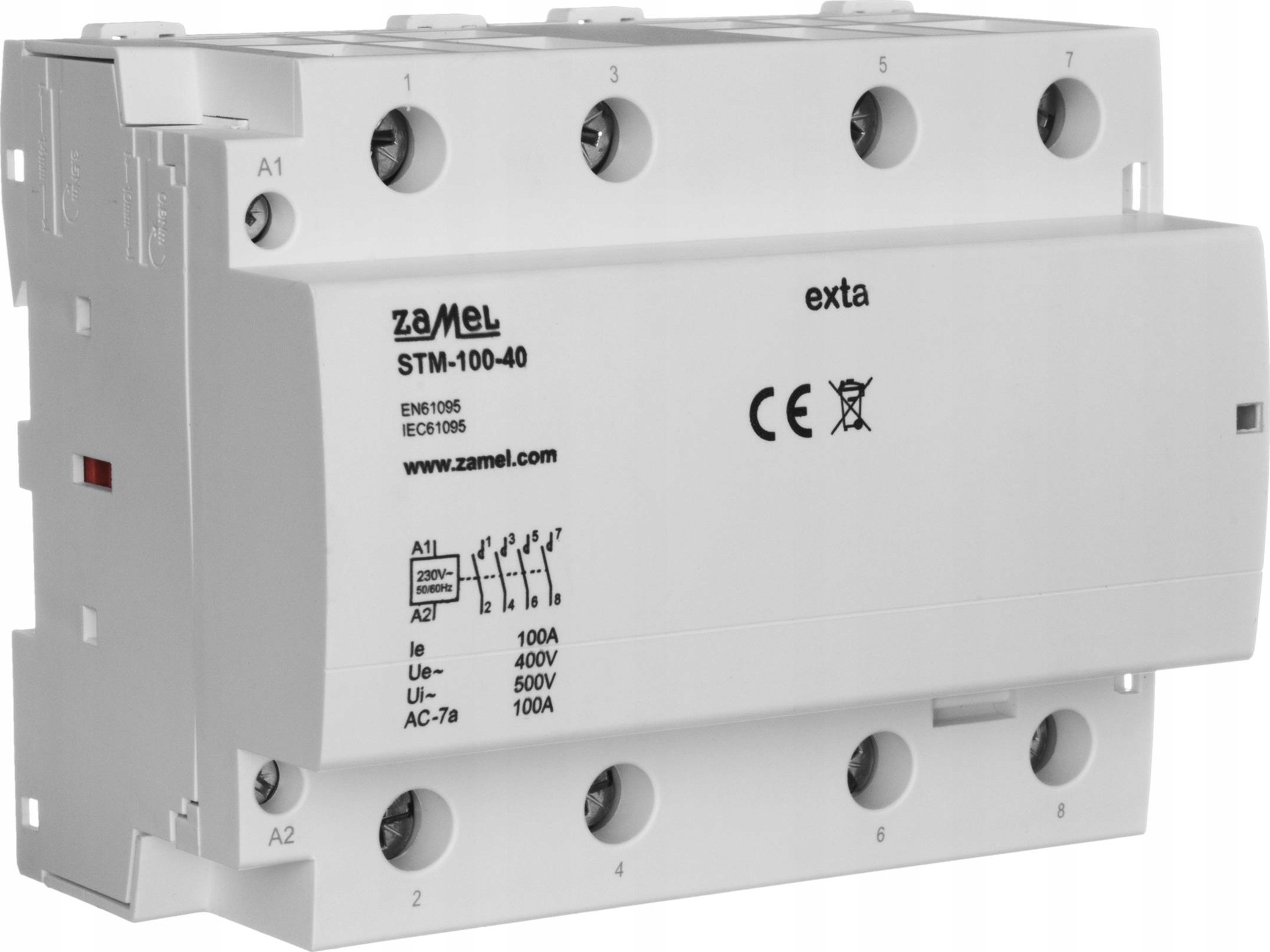 Zamel Stycznik modułowy instalacyjny 100A 4Z