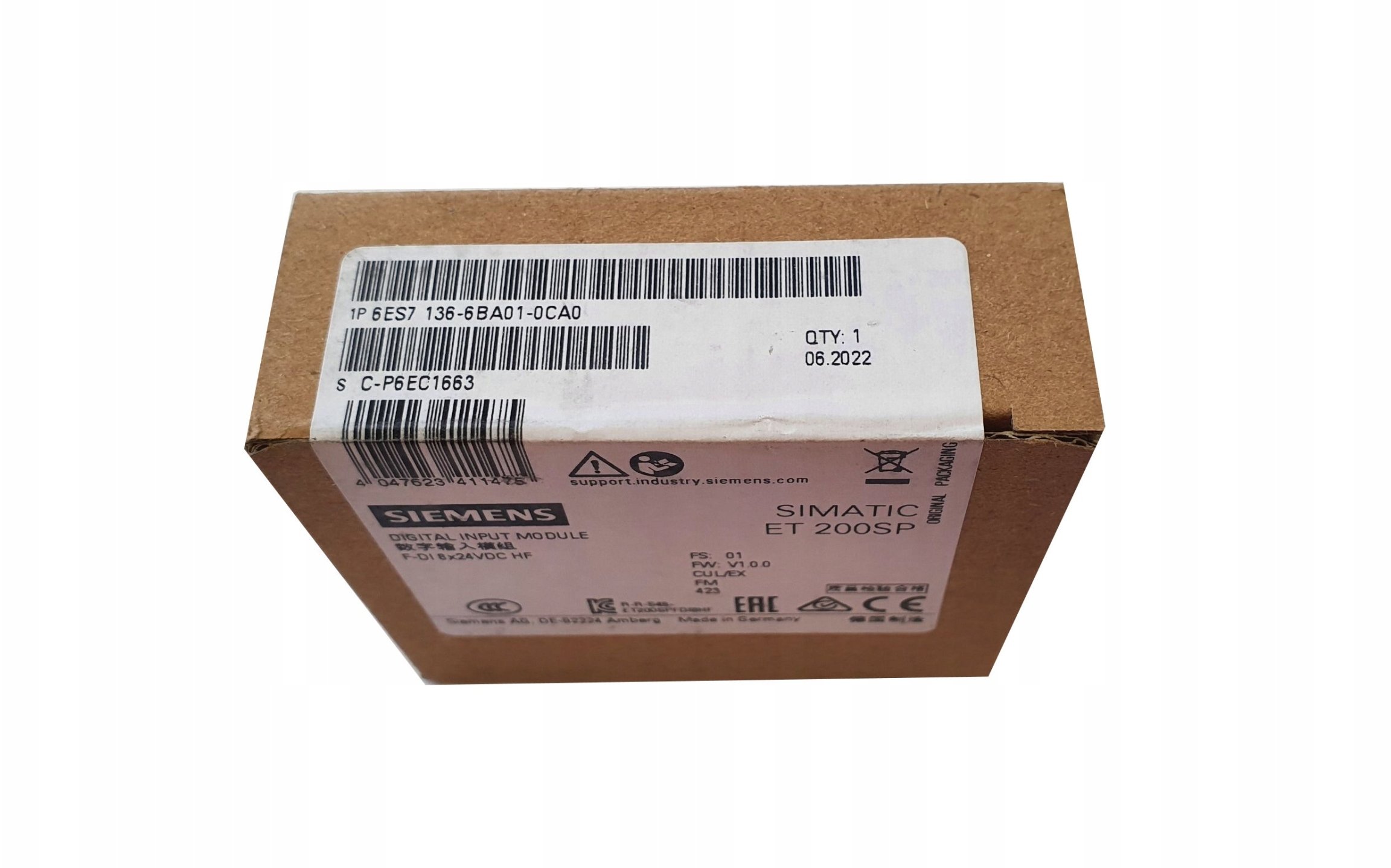 Siemens 6ES7136-6BA01-0CA0 SIMATIC DP Moduł elektroniczny