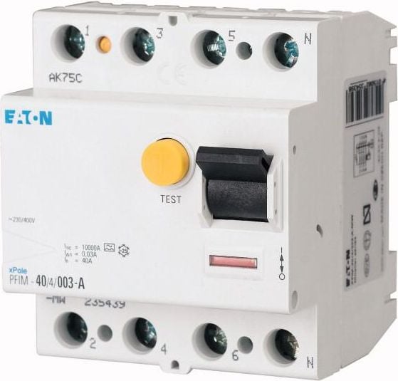 Eaton Wyłącznik różnicowo-prądowy 4P 40A 0