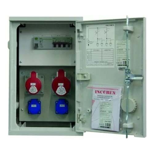 Incobex Rozdzielnica budowlana (2x2P+Z 1x16A/5P 1x32A