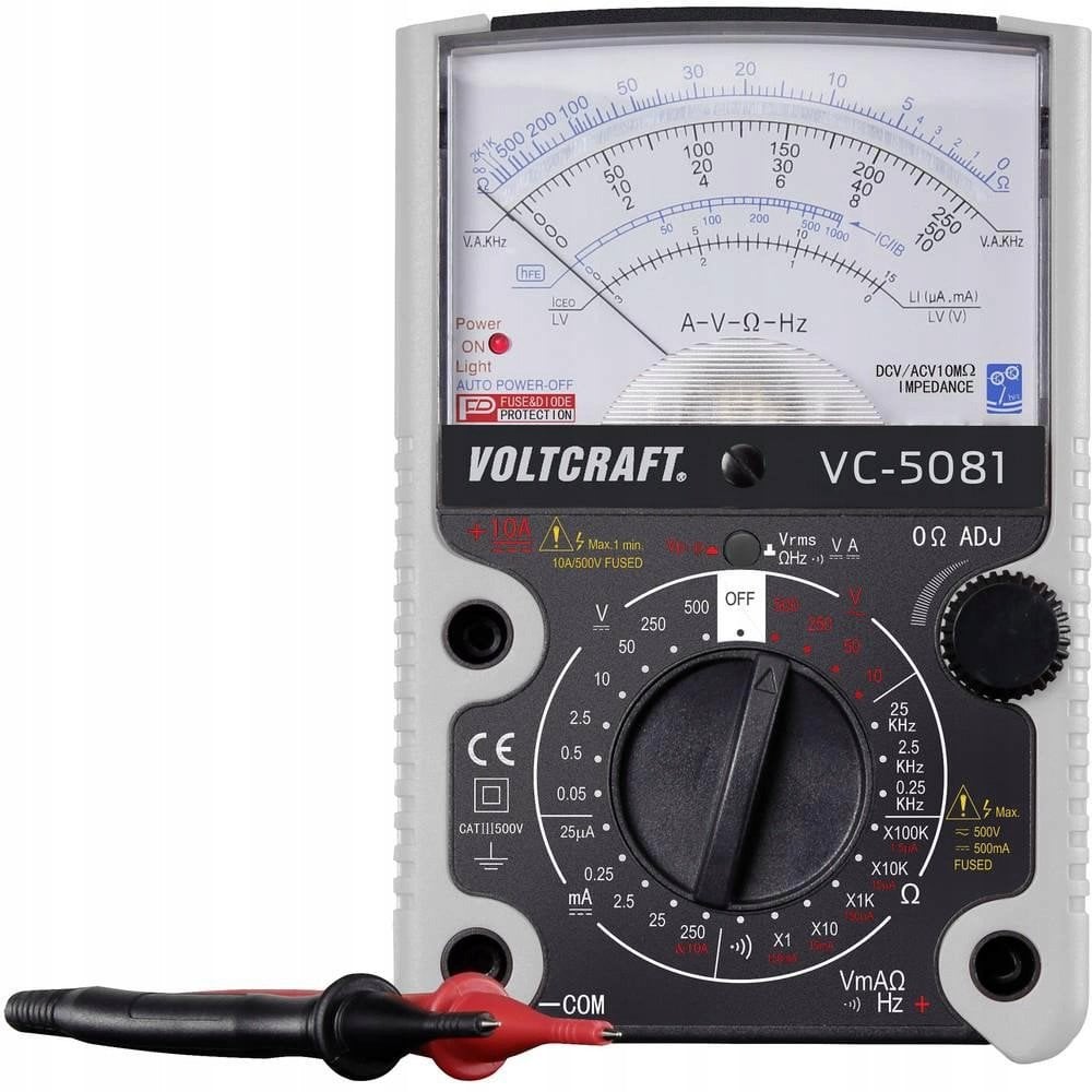 Słowik Multimetr analogowy VOLTCRAFT VC-5081, CAT