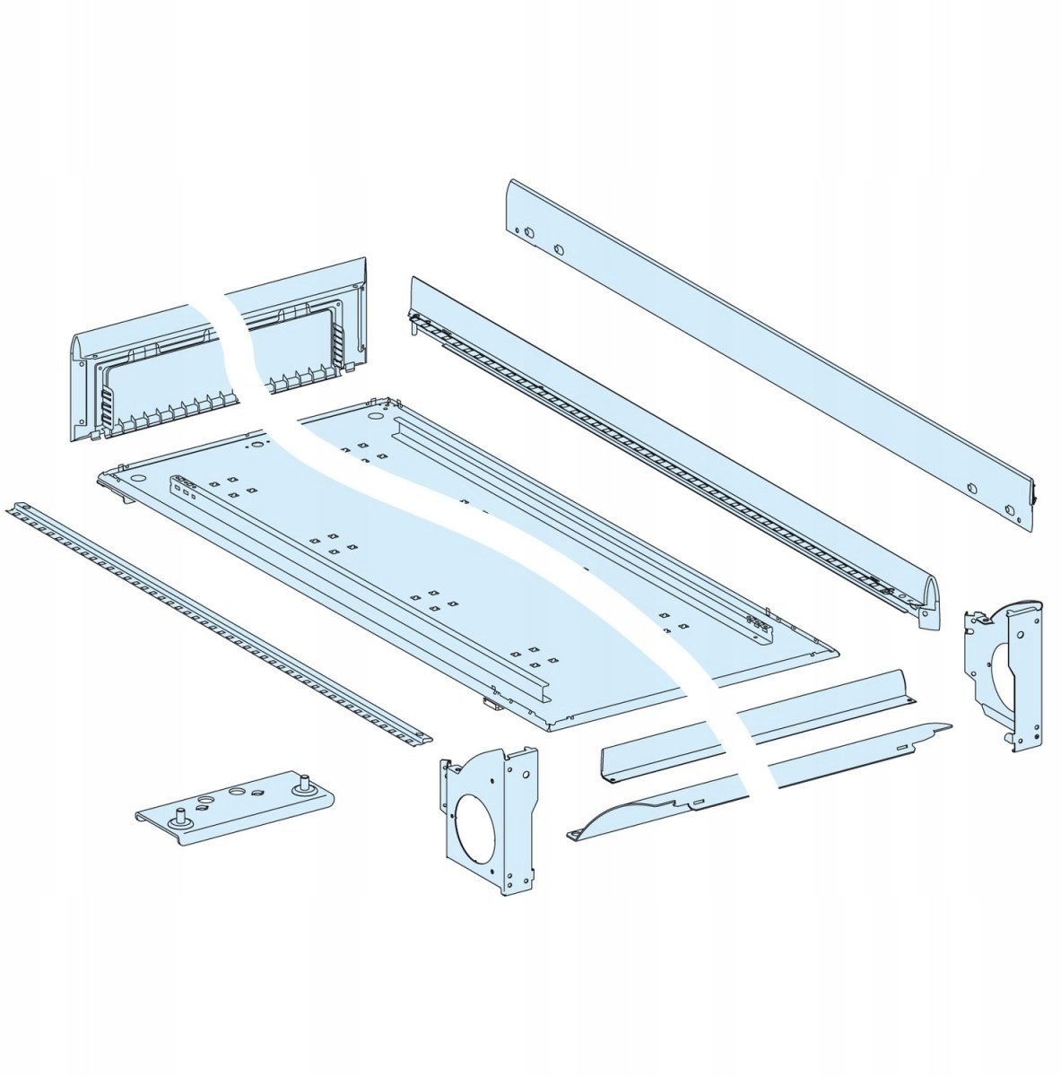 Schneider PrismaSet Rozdzielnica do kabli 1680x300x205mm