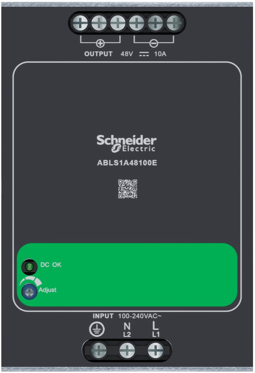 Schneider Jednofazowy zasilacz, zasilanie 100…340 V