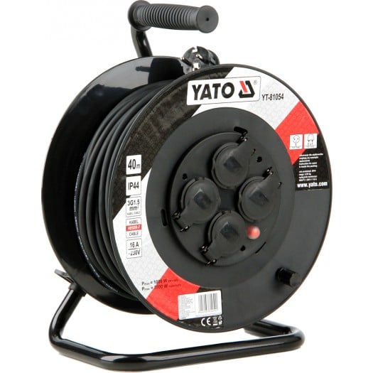 Yato Przedłużacz bębnowy 40m/4 gniazda 230V