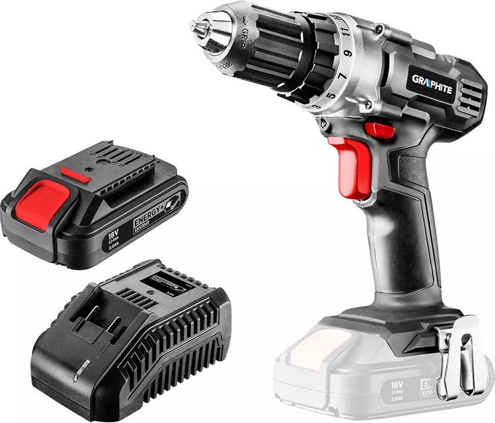 Wiertarko-wkrętarka Graphite 58G000-SET1 18 V 1