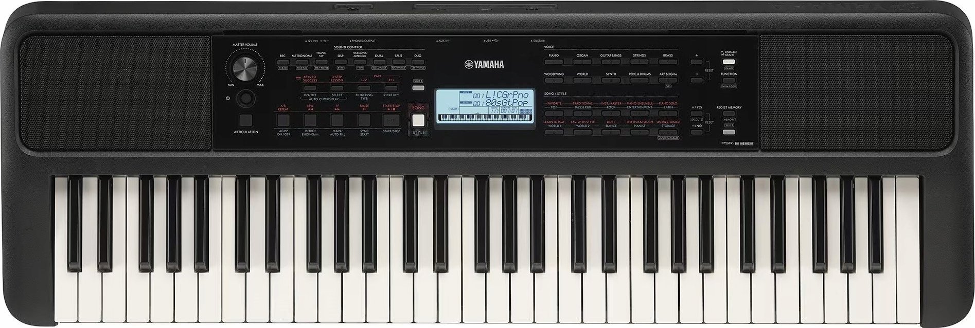 Yamaha PSR-E383 MIDI keyboard 61 keys