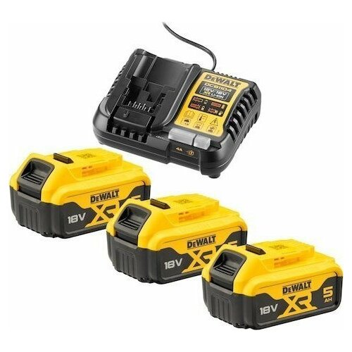 Ładowarka DEWALT ŁADOWARKA DCB1104 +3x5,0Ah