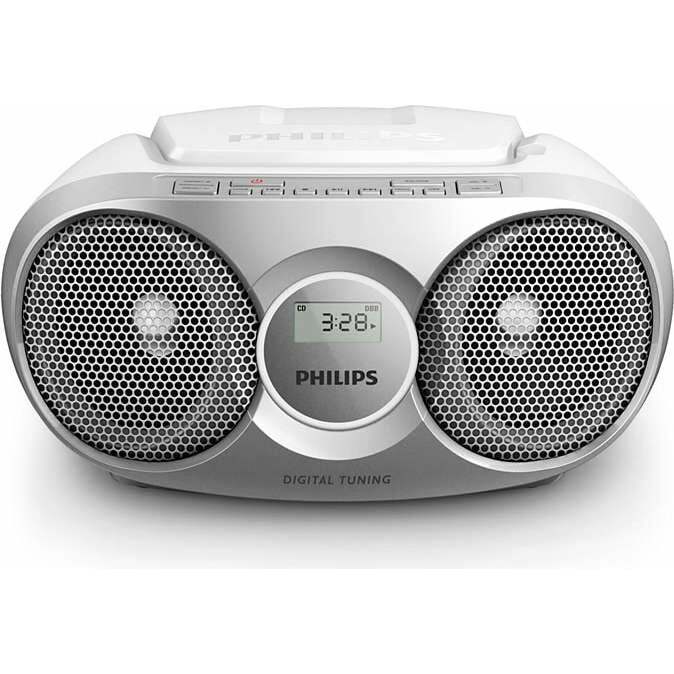 Philips Radio CD Silver AZ215S |