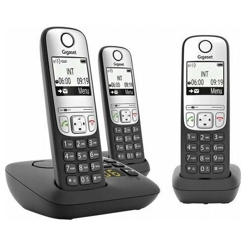 Gigaset A690A Trio Schnurlostelefon mit Anrufbeantworter