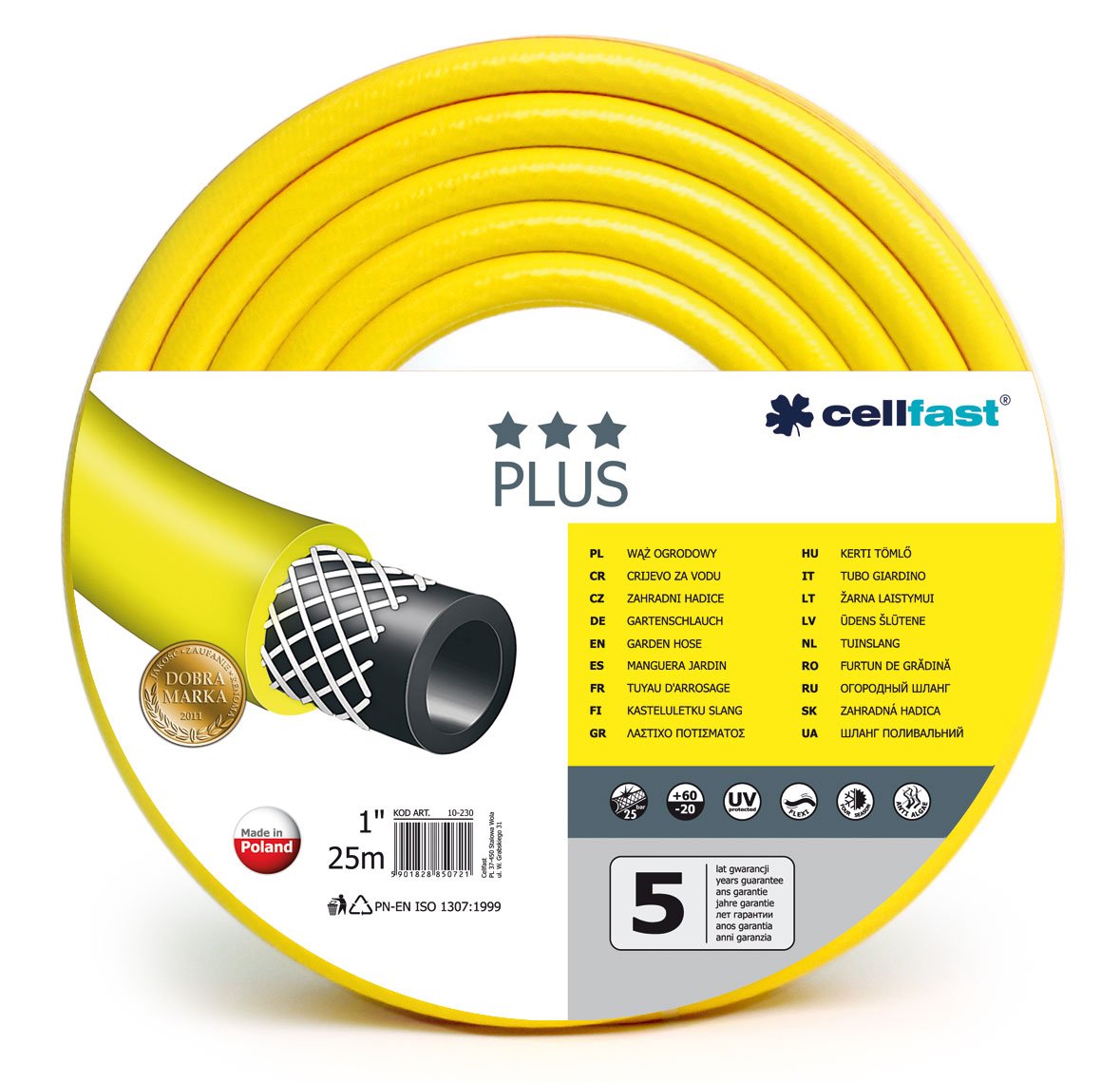 Cellfast Wąż ogrodowy Plus 1`` 25m